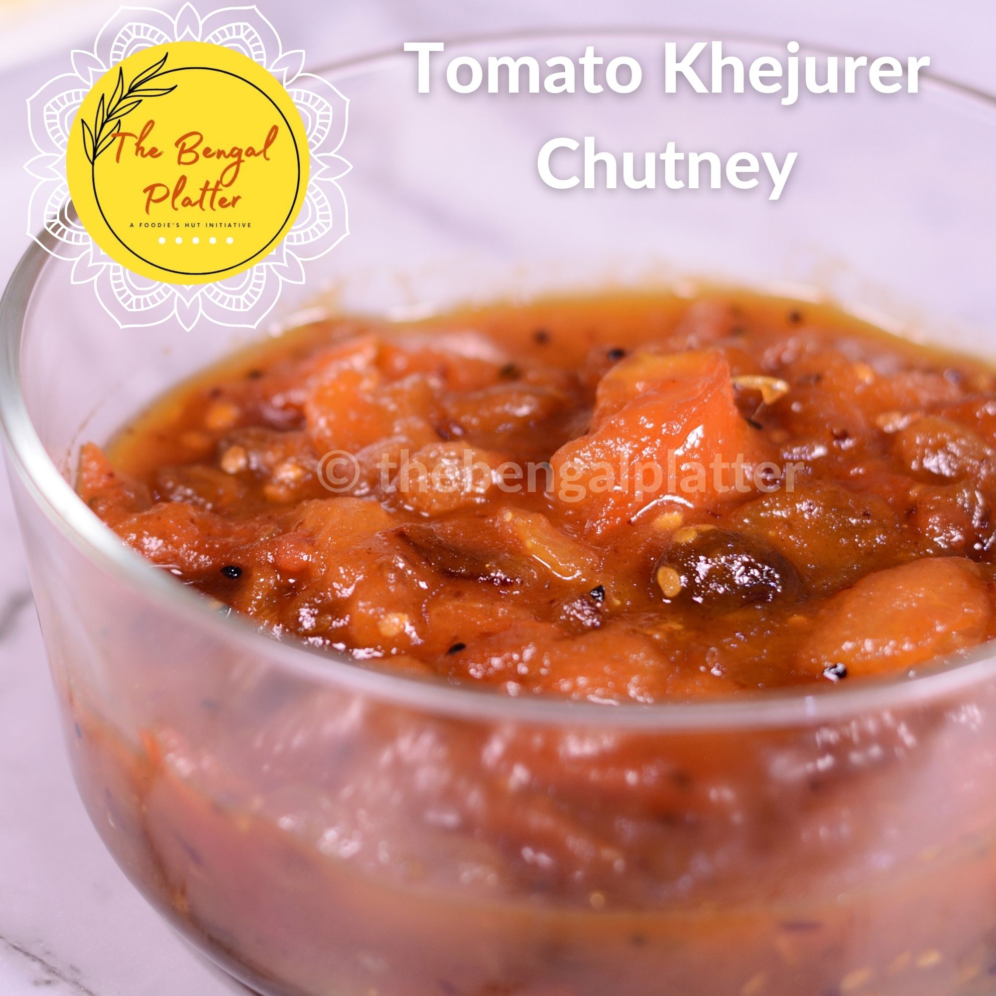 Tomato Khejur er Chutney